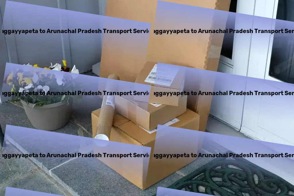 Jaggayyapeta to Arunachal Pradesh Luggage Courier Oversized load logistics