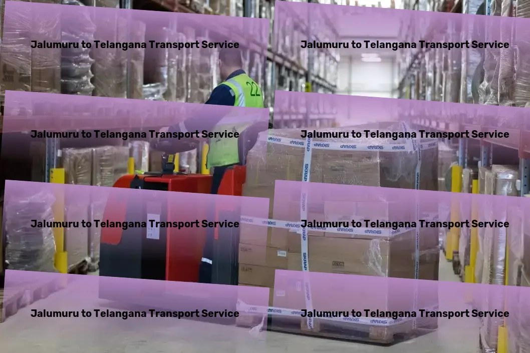 Jalumuru to Telangana Luggage Courier Nationwide goods delivery